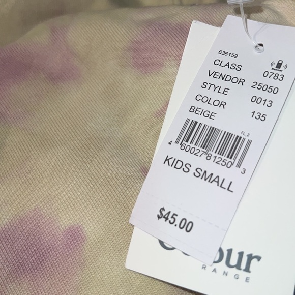 Colour Range Kids Eco Beige Tie Dye Hoodie - Picture 6 of 6